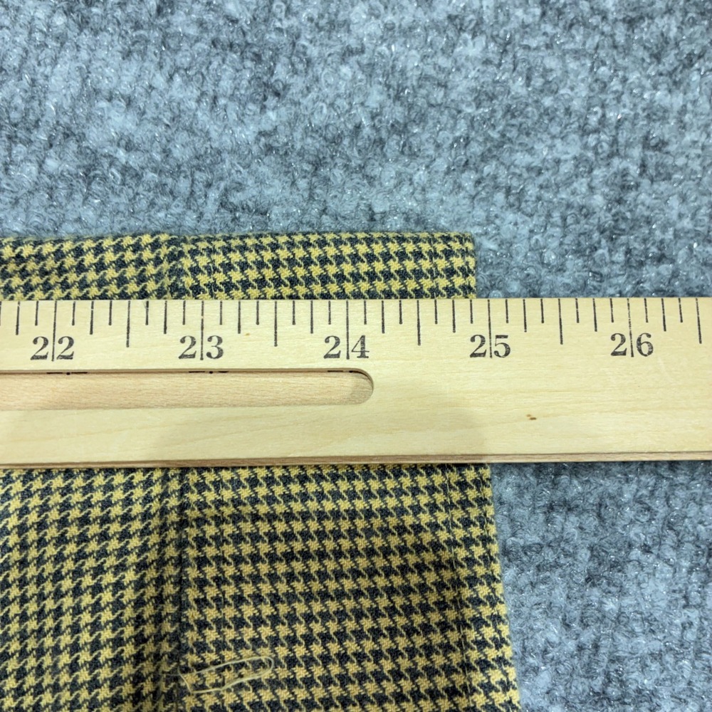 L.L.‎ Bean Shirt Mens L Tan Houndstooth Traditional Fit Cotton Long Sleeve - Picture 8 of 9